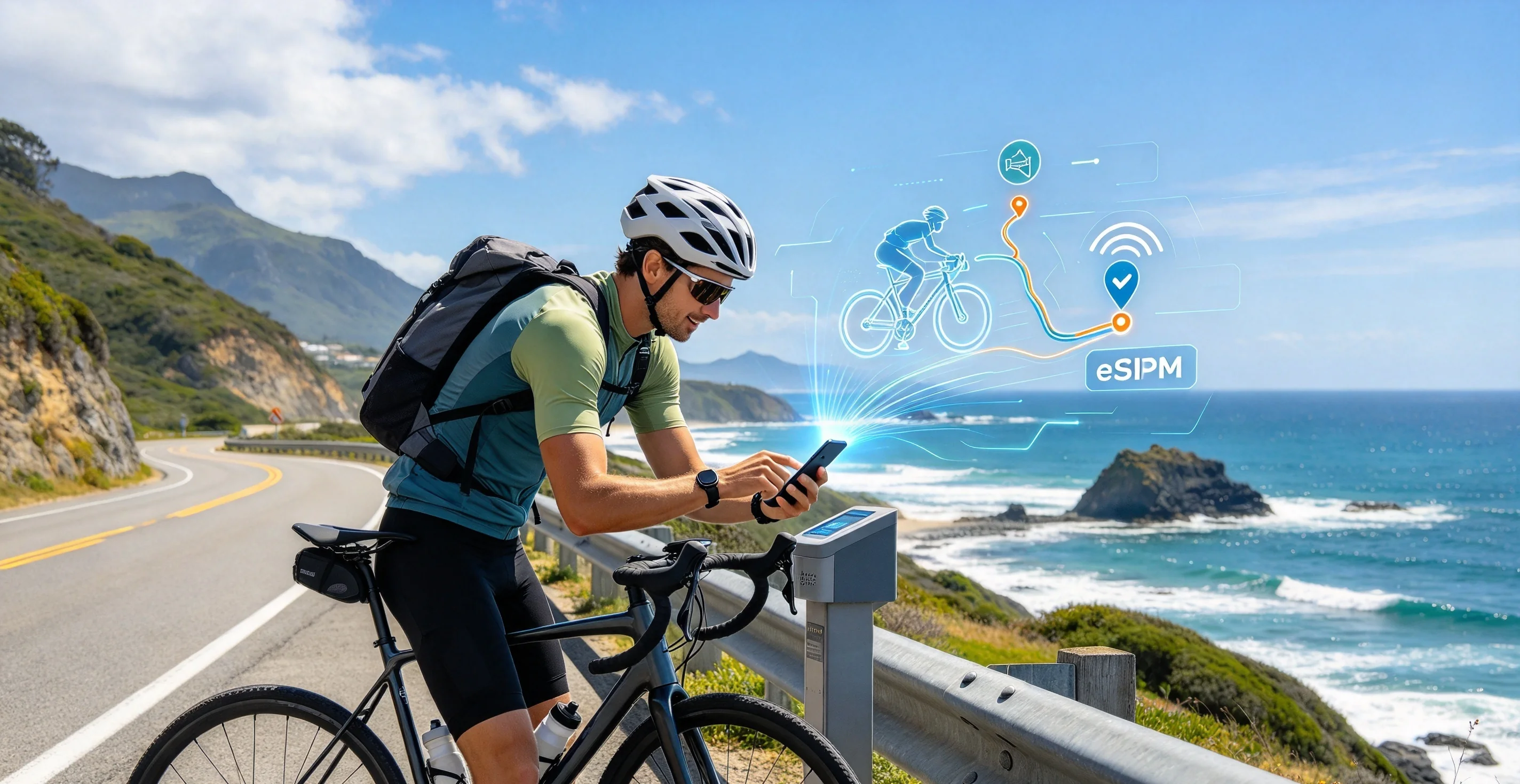 Spain travel eSIM data plans comparison illustration