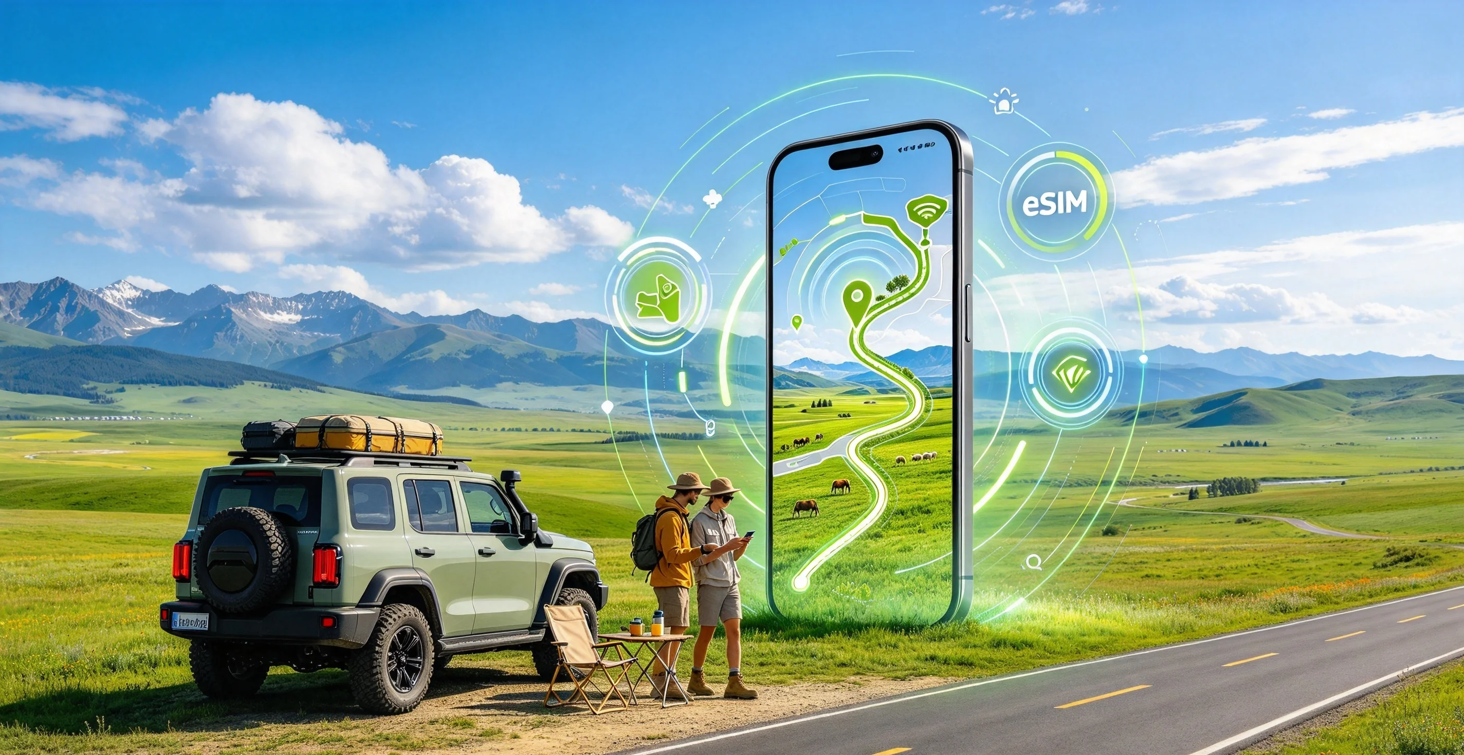 Spain eSIM frequently asked questions illustration