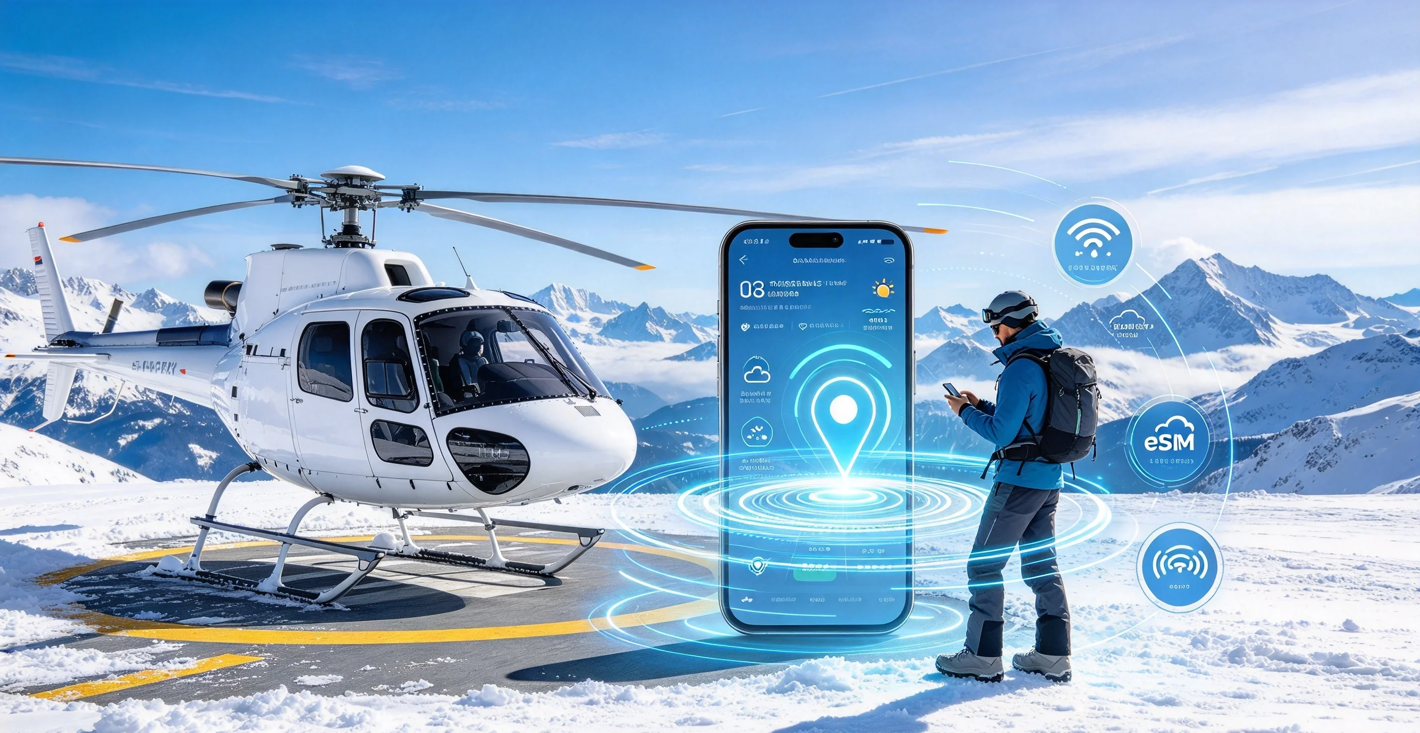 Switzerland mobile network and carrier coverage illustration